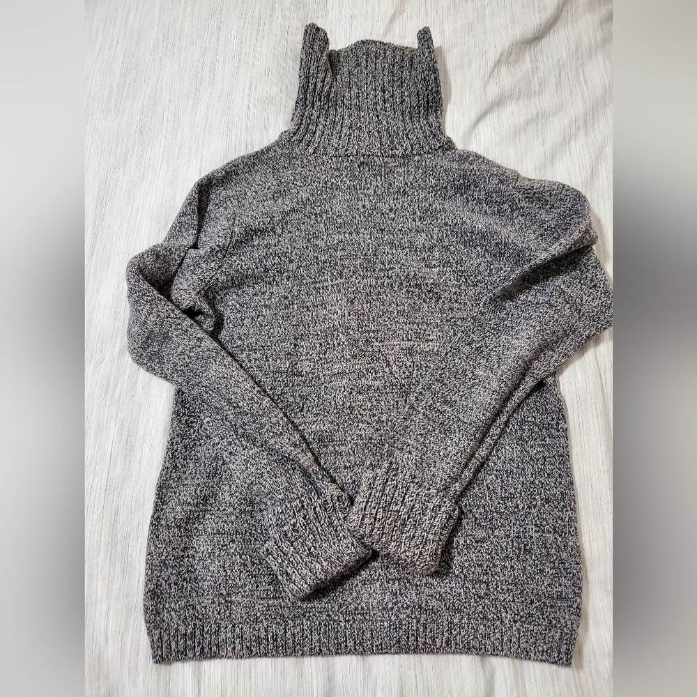 LL Bean turtleneck sweater.
